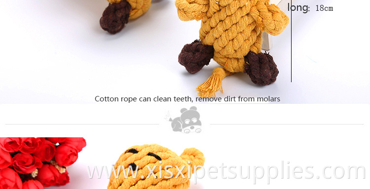 Cute mouse Models Cotton Pet Toys for Teath Dog Rope Toy